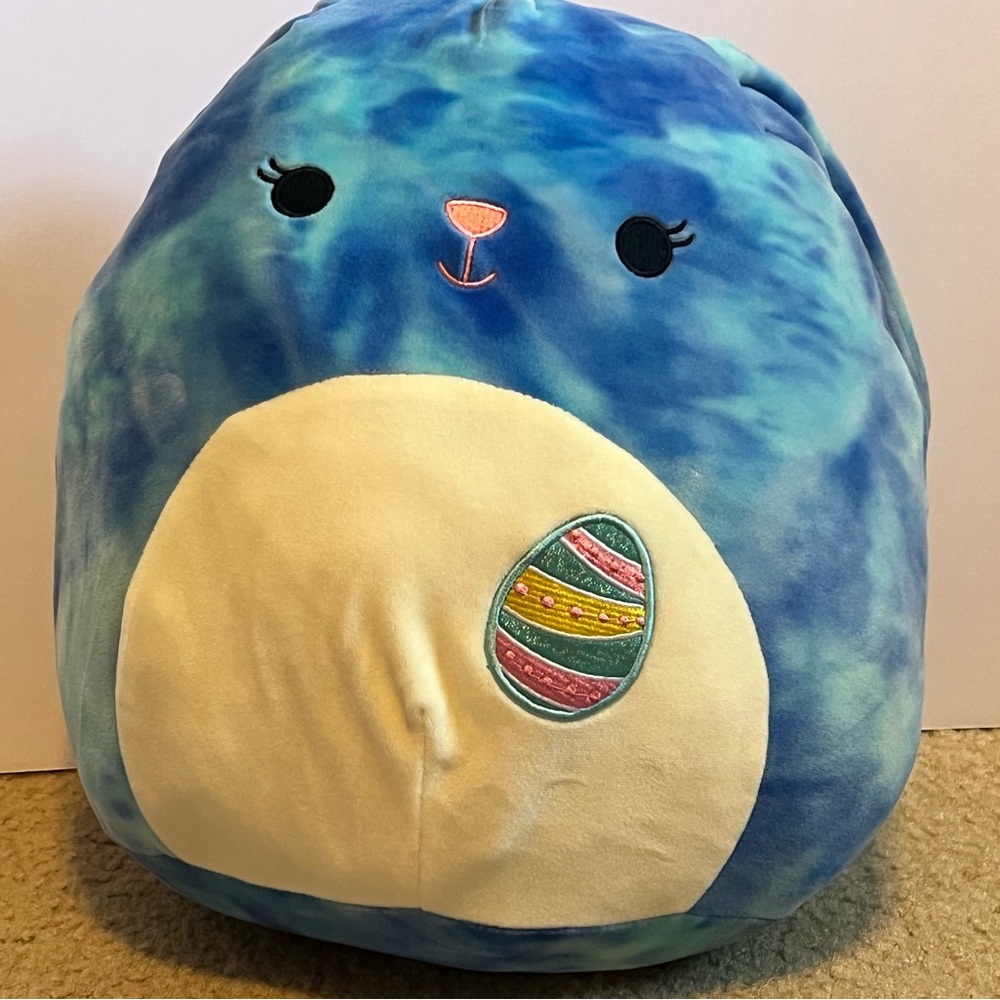 Blue bunny squishmallow. Easter squishmallow. 12 in.
